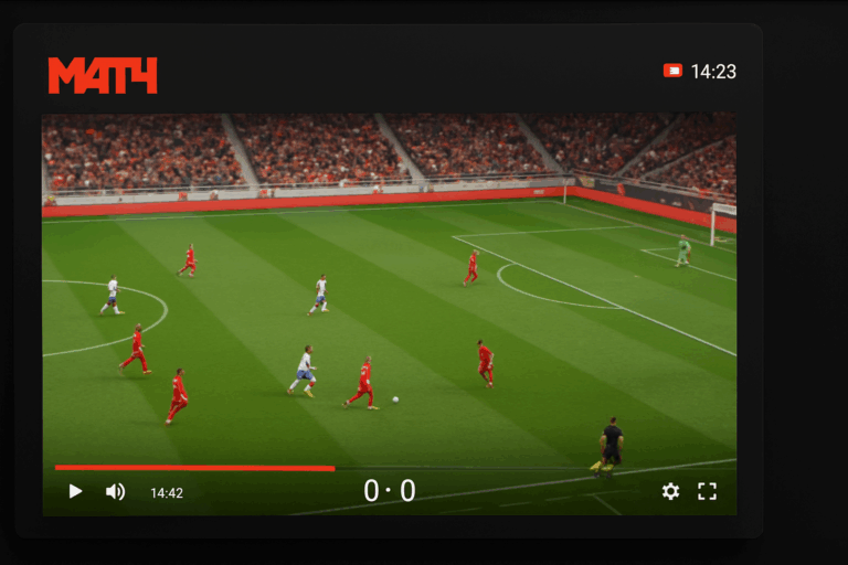 Прямая трансляция телеканала Матч ТВ с футбольным матчем в прямом эфире